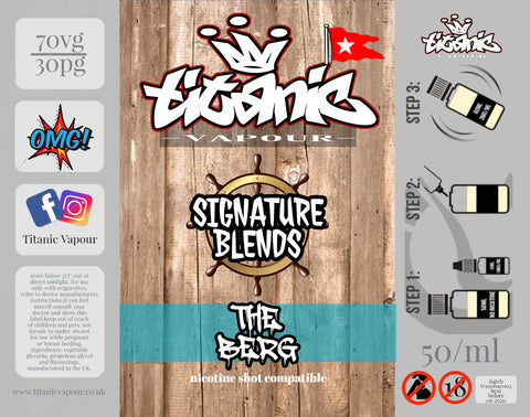 Titanic signature blends 50mls